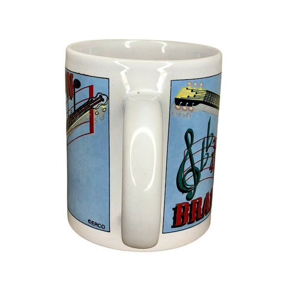 Branson Missouri Coffee Mug Guitar Music Notes Glazed Ceramic Souvenir 10 fl oz - Picture 4 of 6